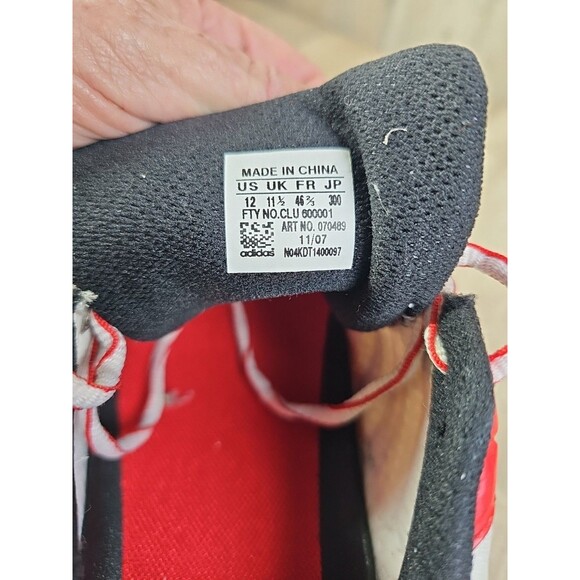 Adidas Bounce Spectrum 2007 Red White Men’s Size 12 Rare Running Shoes 070489 - Picture 9 of 9